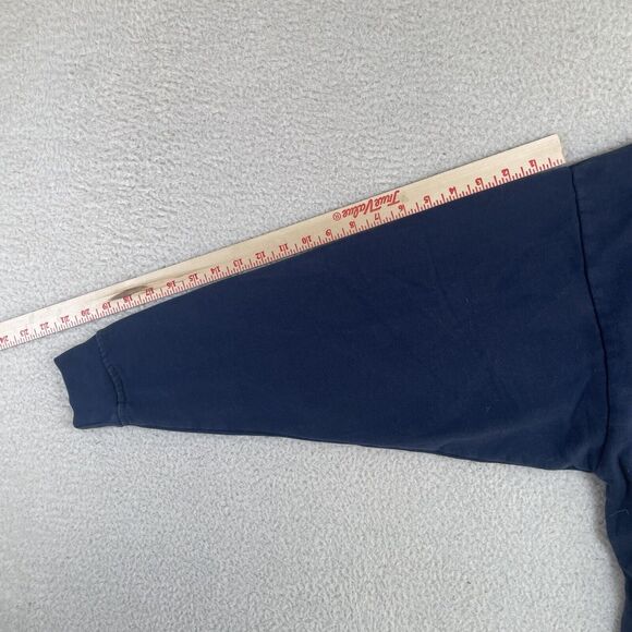 VTG Lost Creek Eagle Sweatshirt Mens XL Blue Graphic Crewneck Master of the Hunt - Picture 3 of 15